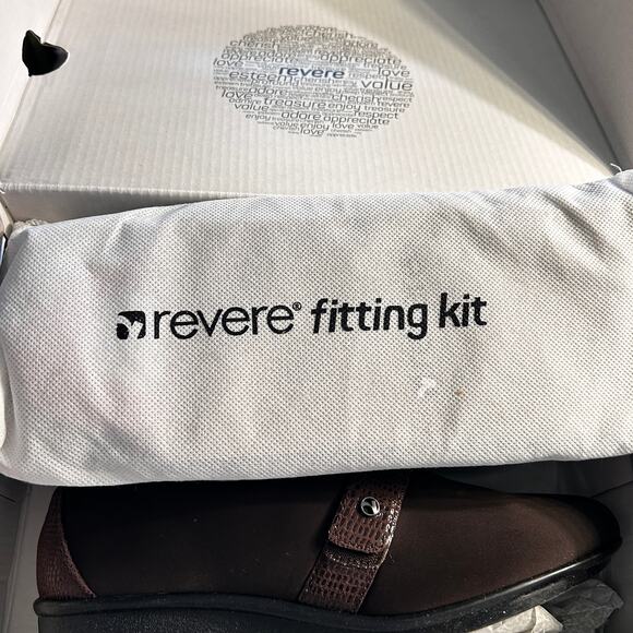 Revere Genoa Stretch Loafers 9 Chocolate Brown NWT NEW Flats Women's Comfort - Picture 6 of 10